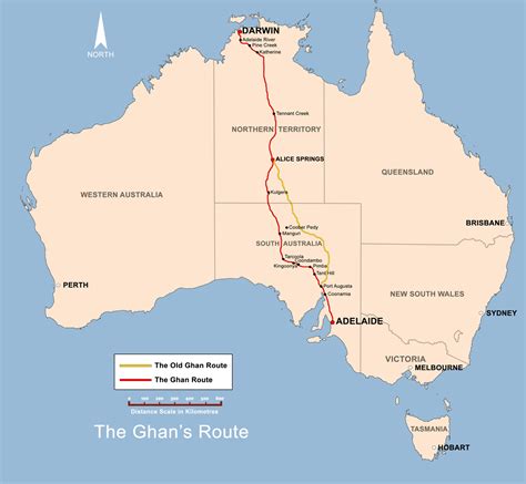 Adelaide–Darwin railway | Australia, Route map, City of adelaide