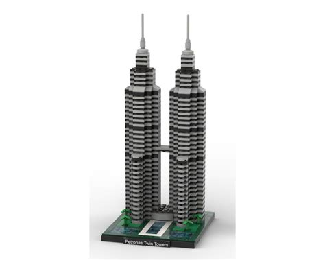 LEGO MOC-27349 Petronas Twin Towers (Architecture 2019) | Rebrickable ...