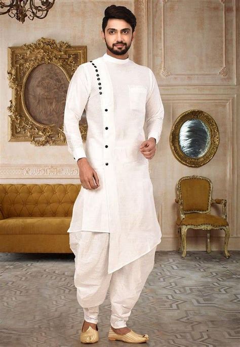 Designer Indian Mens Wedding Dhoti Kurta Indowestern Royal Wedding Wear ...