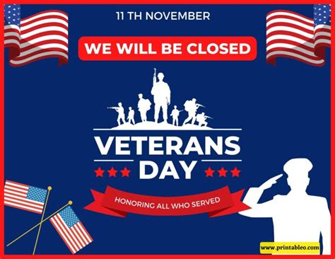 25+ Veterans Day Signs | Download Printable PDF