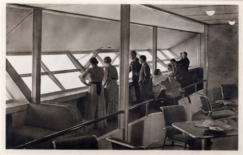 Photos of the interior of the hindenburg