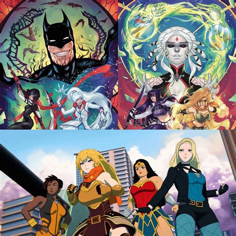 The last two issues of DC/RWBY and Part 2 of Justice League x RWBY might be the last forms of ...