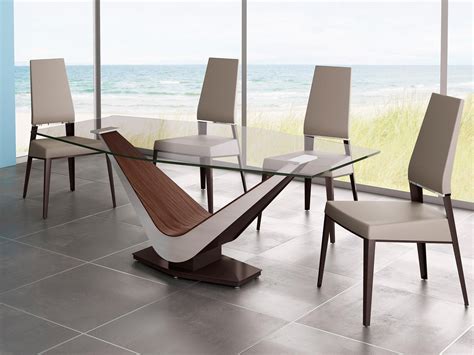 Elite Victor Dining Table | Modern glass dining table, Glass top dining table, Round dining room