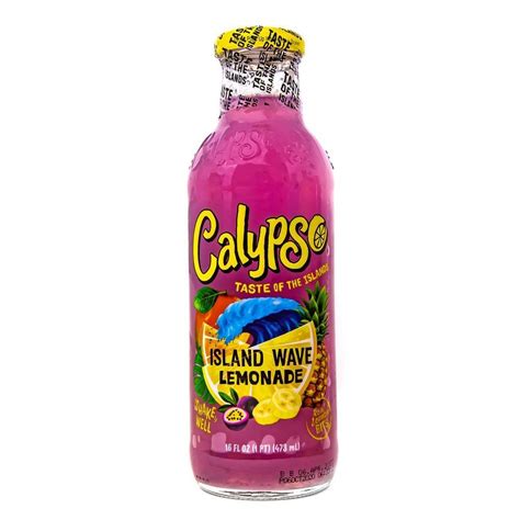 Calypso - Island Wave Lemonade 20oz (591ml) - Candy Room