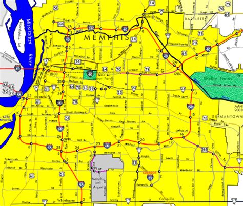 Interstate 40 Tennessee Map