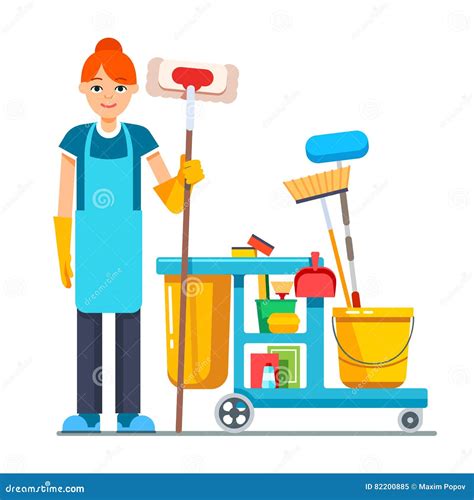 Janitor Cart Stock Illustrations – 438 Janitor Cart Stock Illustrations, Vectors & Clipart ...