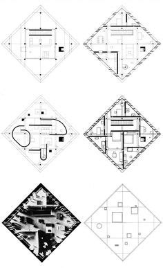 John Hejduk, House A, 1967 Art And Architecture, Pavilion Architecture, John Hejduk, Concept ...