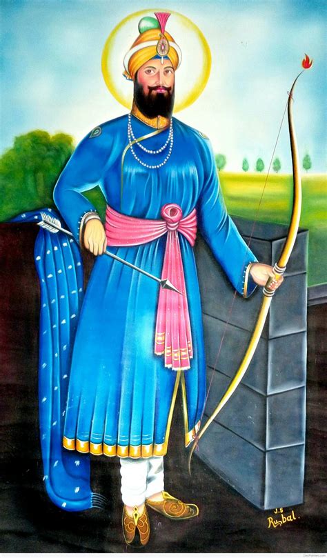 Oil Painting of Shri Guru Gobind Singh Ji - Desi Painters