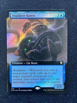 Displacer Kitten FOIL EXTENDED - Commander Legends Baldur's Gate | eBay