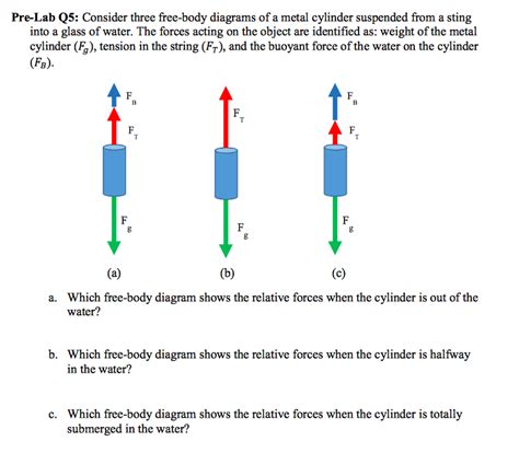 Buoyant Force Free Body Diagram - Hanenhuusholli