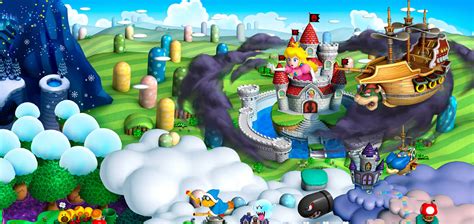 Peach Castle Map