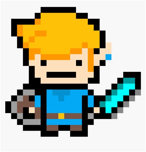 8 Bit Twitter Logo , Png Download - Link Legend Of Zelda Pixel Art, Transparent Png ...