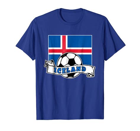 Amazon.com: Icelandic Football T-shirt Iceland Soccer: Clothing ...