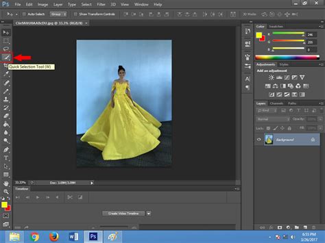 Basic Tutorial: PHOTOSHOP: Quick Selection Tool