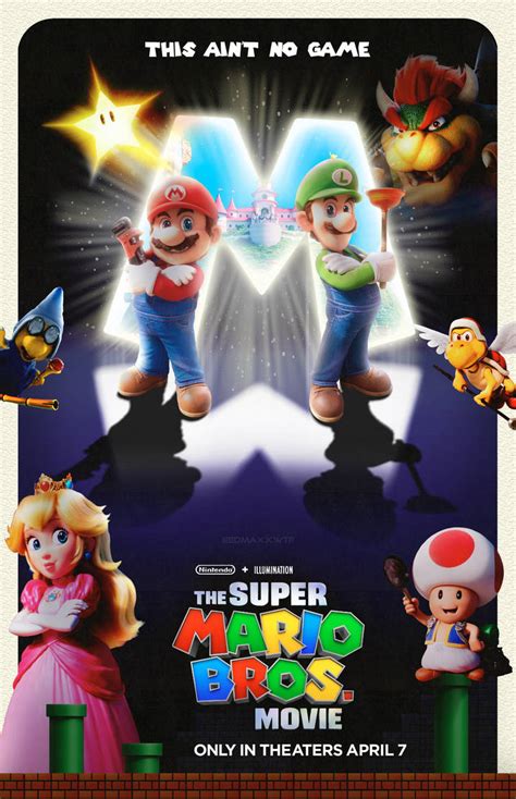 Super Mario Bros. Movie Poster Design by edmaxxwtf on DeviantArt