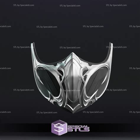 Cosplay STL Files MK1 Sub Zero Mask Wearable 3D Print | SpecialSTL