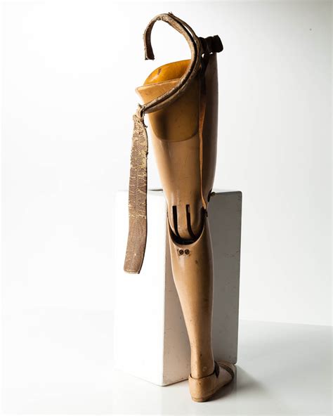 TA082 Antique Prosthetic Leg Prop Rental | ACME Brooklyn