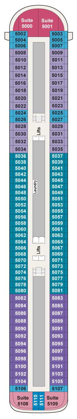 Viking Sea Deck Plans - Cruiseline.com