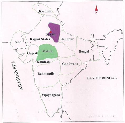 Alauddin Khilji Empire Map