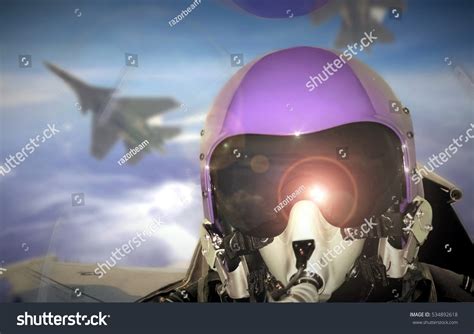 Jet Fighter Pilot Cockpit View During Stock Photo 534892618 | Shutterstock