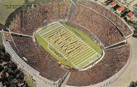 The Sugar Bowl - Tulane Stadium New Orleans, La., USA Football Stadium ...