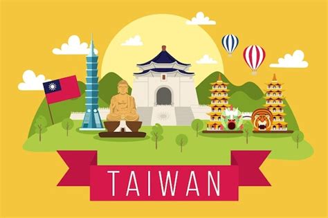 Vibrant Taiwanese Landmarks and Iconic Symbols | Jiffy Designs