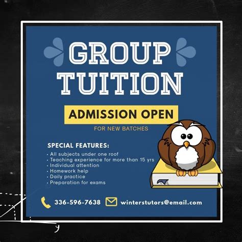 Blue Group Tuition Admission Educational Video