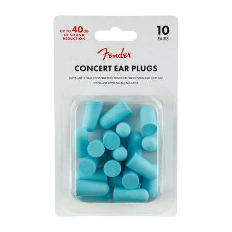 Fender Concert Ear Plugs - 10 Pairs