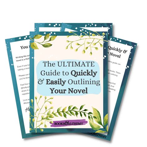 The Ultimate Guide to Outlining Your Novel – Books & Alchemy