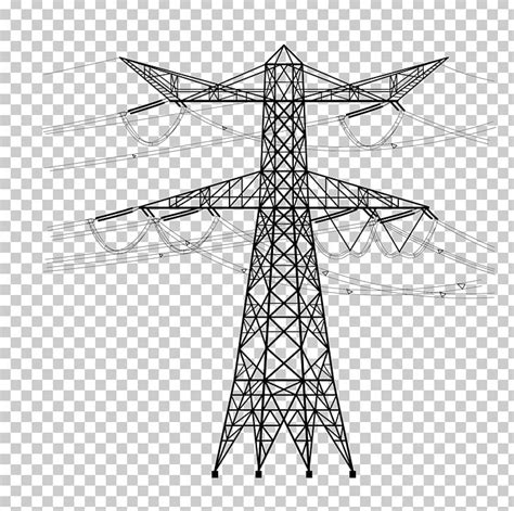 Electricity Utility Pole Overhead Power Line High Voltage Electrical Cable PNG, Clipart ...