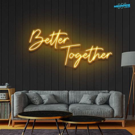 BETTER TOGETHER Neon Sign Wedding Neon Sign Decoration - Etsy