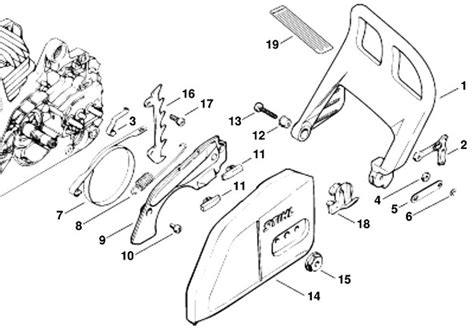 Stihl 056 chainsaw parts diagram