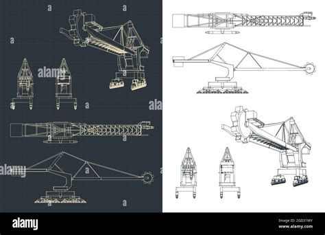 Coal stacker Stock Vector Images - Alamy