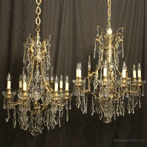 Antiques Atlas - French Pair Of Bronze Antique Chandeliers as077a3269