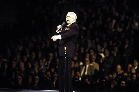 Frank Sinatra on stage at Frank Sinatra's 75th Birthday Concert at ...