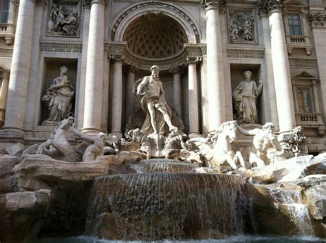 Free Images : palace, statue, trevi fountain, sculpture, roman, sculptures, water feature ...