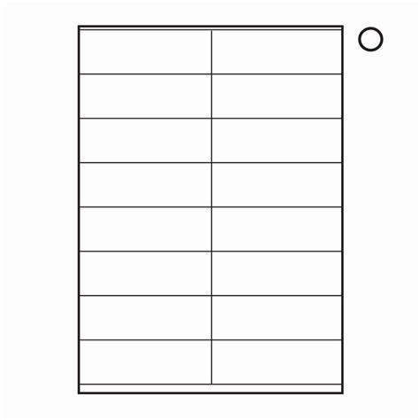 Label Template 16 Per Sheet