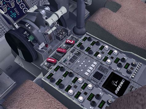 Boeing 737-800 Cockpit Textures Upgrade for FSX