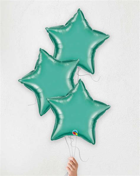 Balloon Bouquet Green stars