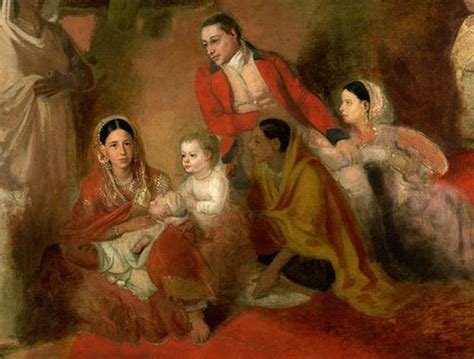 Detail, The Palmer Family, by Johann Zoffany, 1785, The British Library. Indian women as ...