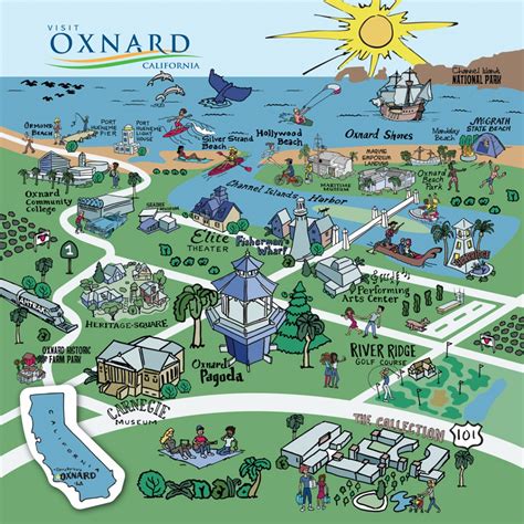 Oxnard California Map - Free Printable Maps