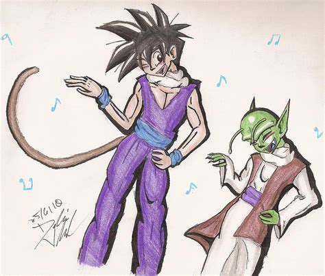 DBZ: Gohan and Dende dancing by LovesTransformers on DeviantArt