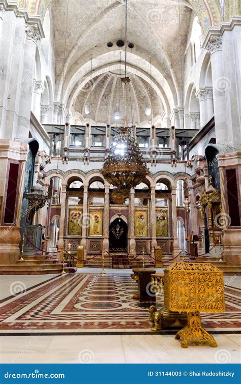 Inside Church of the Holy Sepulchre Editorial Stock Photo - Image of ...