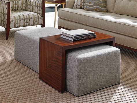 Table Ideas In The Living Room That Enhance Beauty (25) | Fabric coffee table, Storage ottoman ...