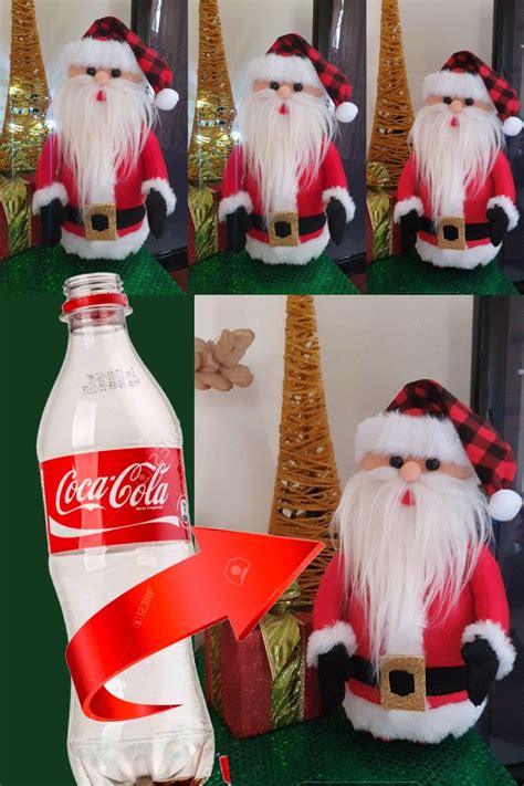 Muñeco Navideño🎅 con BOTELLAS PLÁSTICAS Recicladas ♻️ Garrafa Pet | Diy ...