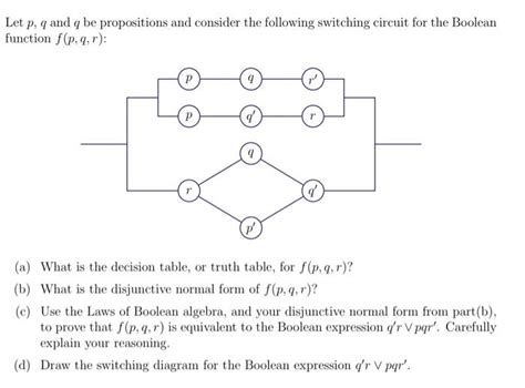 Solved Let p, 4 and q be propositions and consider the | Chegg.com