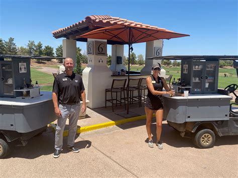 Beverage Carts for Grab-and-Go at Cowboys Golf Club and Ravens Golf Club - Club + Resort Chef