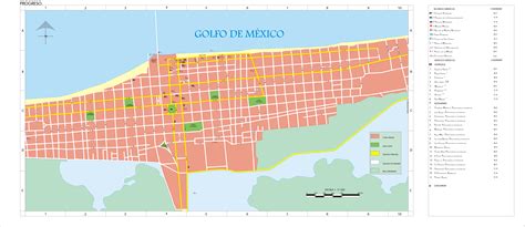 Map of Progreso - Full size