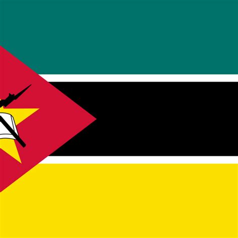 Mozambique flag - Harrison Flagpoles Handsewn Digital print Eco-flag