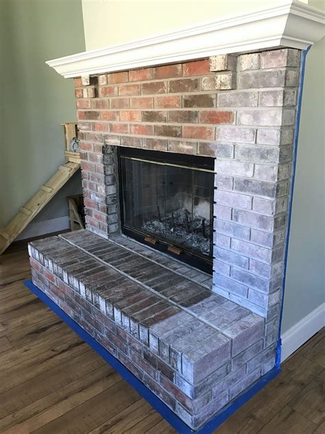 10 Before And After Painted Brick Fireplace - vrogue.co
